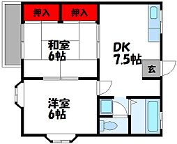 コーポ桂川 1階/-