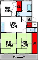 サンライズ幸袋 4階