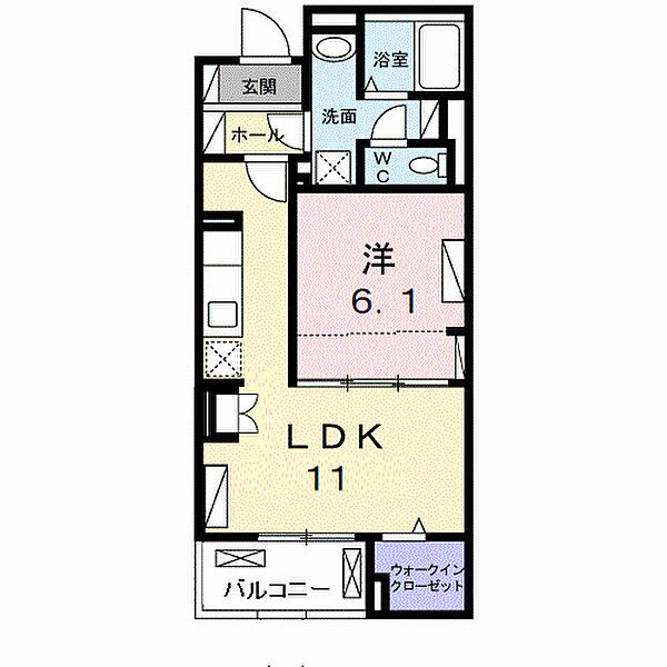 加守町2丁目マンション 103｜大阪府岸和田市加守町2丁目(賃貸マンション1LDK・1階・41.94㎡)の写真 その2