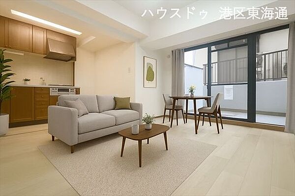 ※実際の写真に家具や調度品をCG合成したものです。家具等は販売に含まれておりません。