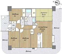 間取図画像 4LDK