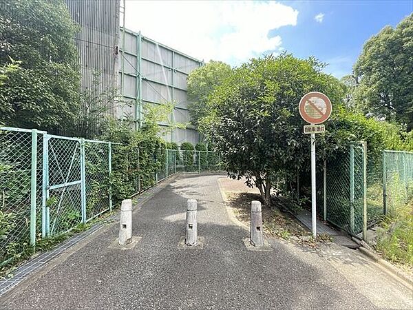 歩道へ繋がっています。