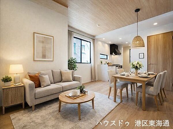 ※実際の写真に家具や調度品をCG合成したものです。（家具等は販売に含まれておりません）
