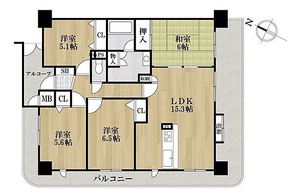 間取り：323000543405