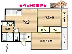 コーポ清水2号館 1階