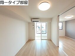 あいの風とやま鉄道 新富山口駅 徒歩5分の賃貸アパート 2階2LDKのリビング/ダイニング
