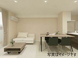 富山地方鉄道上滝線 朝菜町駅 徒歩18分の賃貸アパート 1階2LDKのリビング/ダイニング