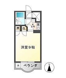間取図画像 1K