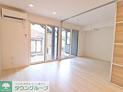 小田急江ノ島線 鶴間駅 徒歩25分の賃貸アパート 1階2LDKのリビング/ダイニング