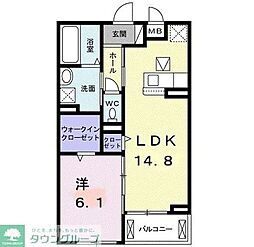 間取図画像 1LDK