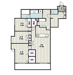 仮)湘南台1丁目メゾン 3LDKの間取図画像