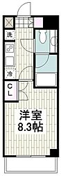 ウィステリア湘南台 1Kの間取図画像