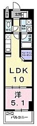 ペドラ・リオ3 1LDKの間取図画像
