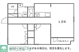 プリメロ湘南 2LDKの間取図画像
