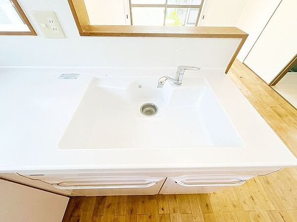 【リフォーム中】キッチンシンクの写真です。