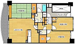 広島高速交通アストラムライン 大塚駅 3.4kmの賃貸マンション 4階3LDKの間取り