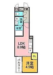 広島電鉄8系統 江波駅 徒歩5分の賃貸アパート