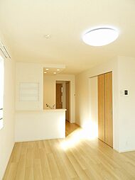 JR可部線 古市橋駅 徒歩13分の賃貸アパート 2階ワンルームのリビング/ダイニング