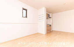 JR可部線 可部駅 徒歩13分の賃貸アパート 1階1LDKのリビング/ダイニング