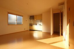 JR可部線 安芸長束駅 徒歩5分の賃貸アパート 1階2LDKのリビング/ダイニング