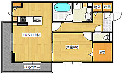 広島電鉄宮島線 高須駅 徒歩9分の賃貸アパート 3階1LDKの間取り