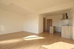 広島電鉄1系統 御幸橋駅 徒歩4分の賃貸マンション 6階2LDKのリビング/ダイニング