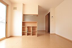 JR可部線 緑井駅 徒歩7分の賃貸アパート 2階1LDKのリビング/ダイニング