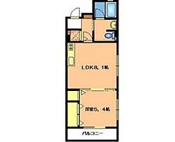 広島高速交通アストラムライン 古市駅 徒歩13分の賃貸アパート 1階1LDKの間取り