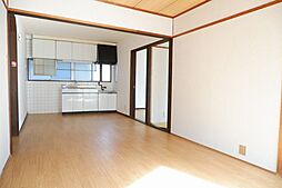 広島電鉄1系統 日赤病院前駅 徒歩12分の賃貸マンション 4階2LDKのリビング/ダイニング