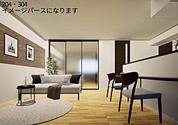 広島電鉄8系統 江波駅 徒歩3分の賃貸マンション 2階2LDKのリビング/ダイニング