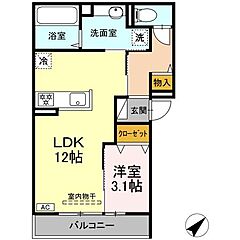 物件の間取り