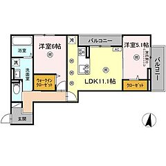 物件の間取り
