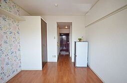 広島電鉄宮島線 修大協創中高前駅 徒歩3分の賃貸マンション 4階ワンルームのリビング/ダイニング