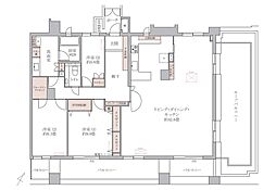 間取図画像 3LDK