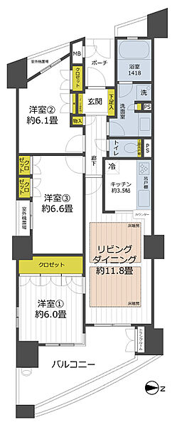 間取り：328000631385