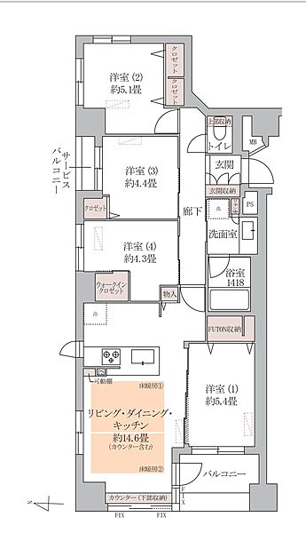 間取り：326000250852