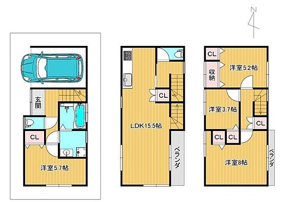間取り：313004633854