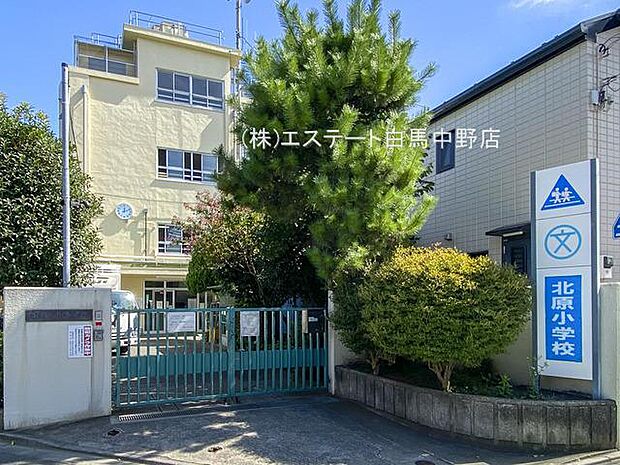 中野区立北原小学校（60m）