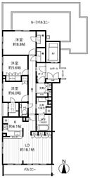 ヒルズ小竹向原 3LDKの間取図画像