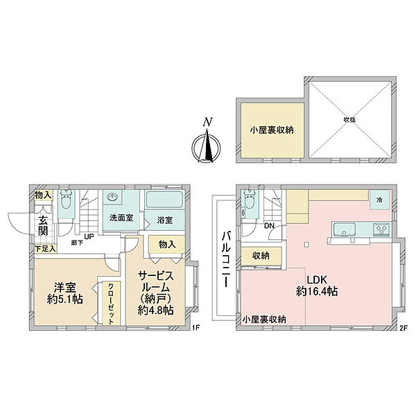 間取りを拡大表示