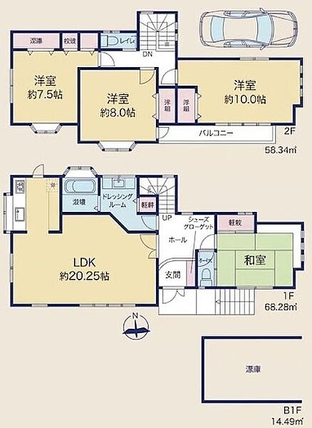間取りを拡大表示