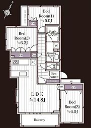間取図画像 3LDK