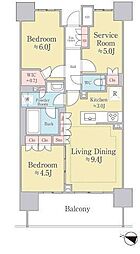 間取図画像 2SLDK