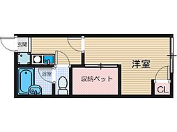 間取図画像 1K