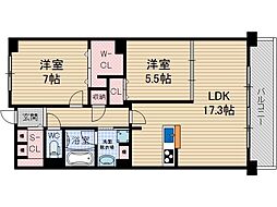 フロイデ川添 5階