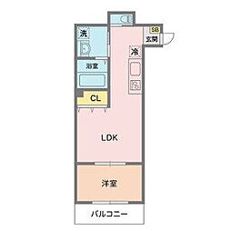 プレジールドットオー 1階