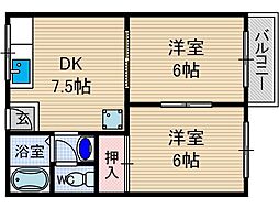 矢頭ハイツB棟 1階