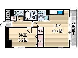 サクシード胤 1LDKの間取図画像