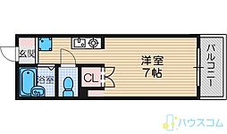 メゾン・ルミエール ワンルームの間取図画像