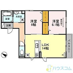 ソフィアコート鳥飼　Ａ棟 2階